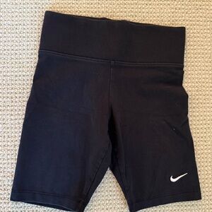 Nike Black Bike Shorts with Moisture-Wicking Fabric